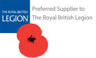 Preferred supplier to the Royal British Legion