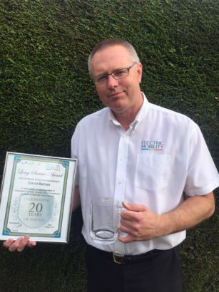 David awarded for two decades of loyal service - Image 1
